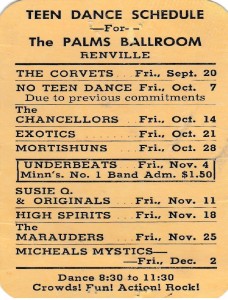Palms Ballroom Schedule