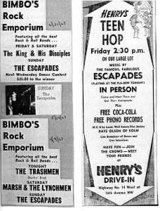 Bimbo's and Henry's ad